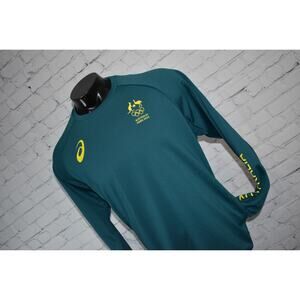 ASICS Sweatshirt Pullover Mens Size XL Australia Paris Olympics 2024 Green NEW